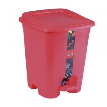 LIXEIRA QUADRADA  C/ PEDAL - 13L