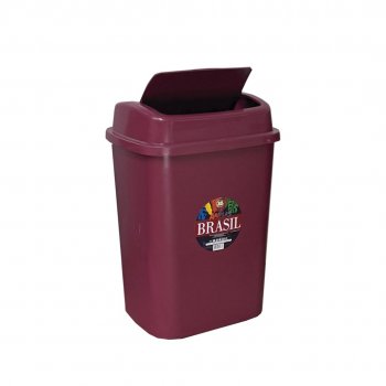 LIXEIRA RETANGULAR BASCULANTE - 9L