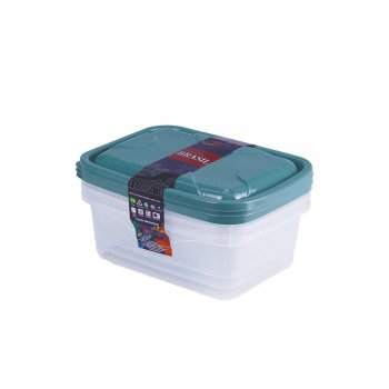 ORGANIZADOR RETANGULAR G - 1,390ML - 3 PÇS