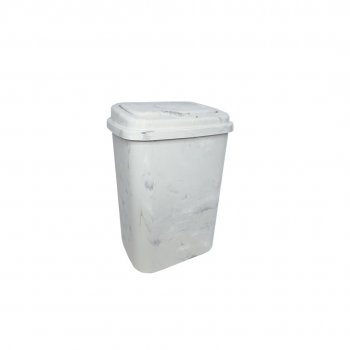 LIXEIRA RETANGULAR CLIK MARMORIZADA - 9L