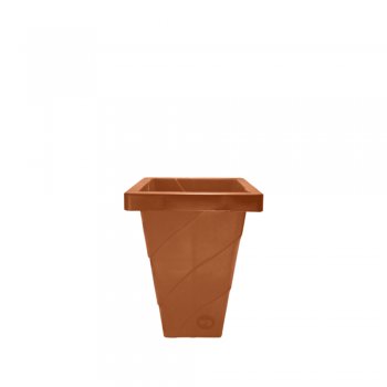 VASO ROMA QUADRADO P TERRACOTA - 2,5L
