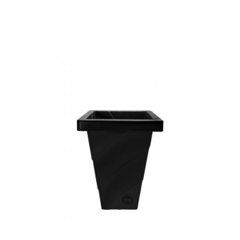 VASO ROMA QUADRADO P PRETO - 2,5L