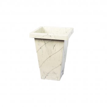 VASO ROMA QUADRADO MARMORIZADO 10L