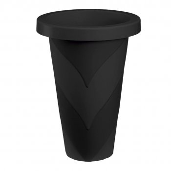VASO ROMA REDONDO PRETO 21L