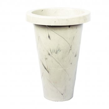 VASO ROMA REDONDO MARMORIZADO 21L