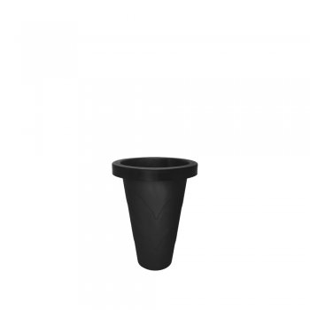 VASO ROMA REDONDO P PRETO - 1,7L