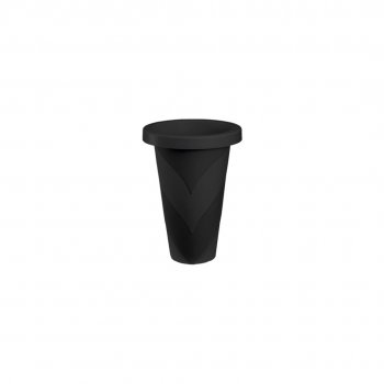 VASO ROMA REDONDO PRETO 1,7L