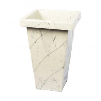 VASO ROMA QUADRADO MARMORIZADO 20L