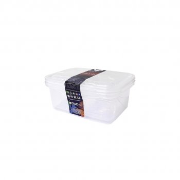 ORGANIZADORES RETANGULARES 1400ML- 2 PÇS