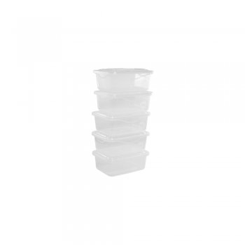 ORGANIZADOR RETANGULAR P - 300ML (LEVE 5 PAGUE 4)