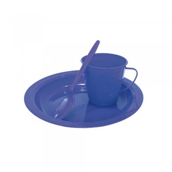 KIT INFANTIL - PRATO, CANECA E COLHER (3 PÇS)