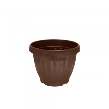VASO GREGO REDONDO P MARROM TABACO - 2,2L