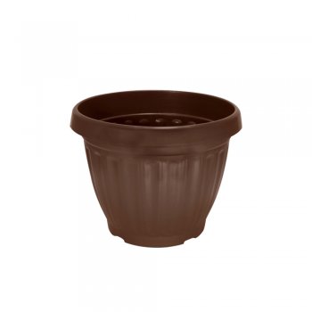 VASO GREGO REDONDO M MARROM TABACO - 4,8L