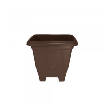 VASO QUADRADO G MARROM TABACO - 6,4L