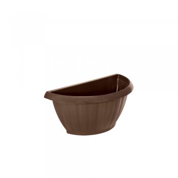 VASO GREGO DE PAREDE P  MARROM TABACO - 820ML